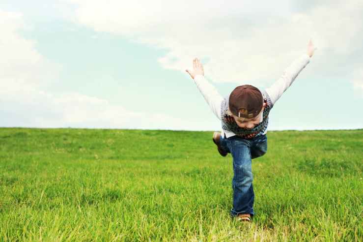 carefree child childhood countryside